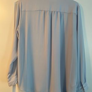 Pale blue blouse
